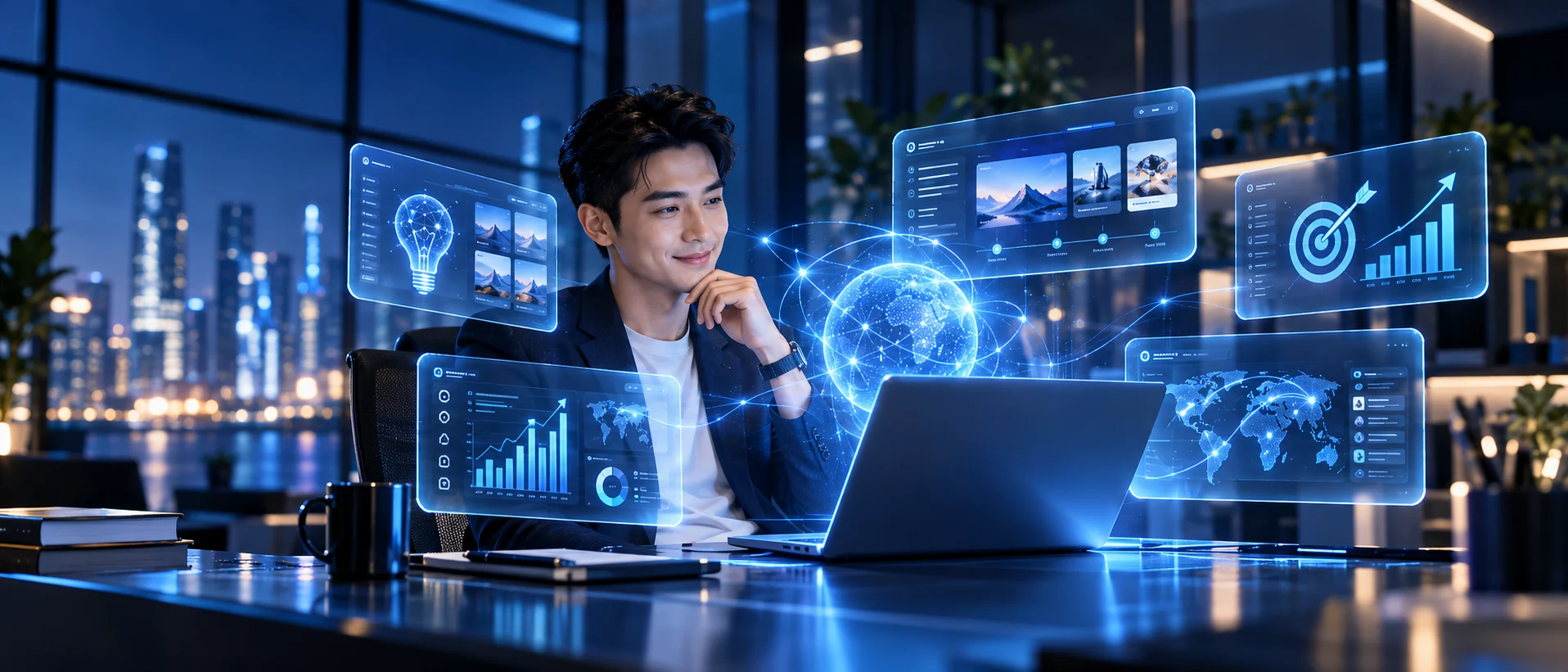 An entrepreneur exploring and building projects with AI